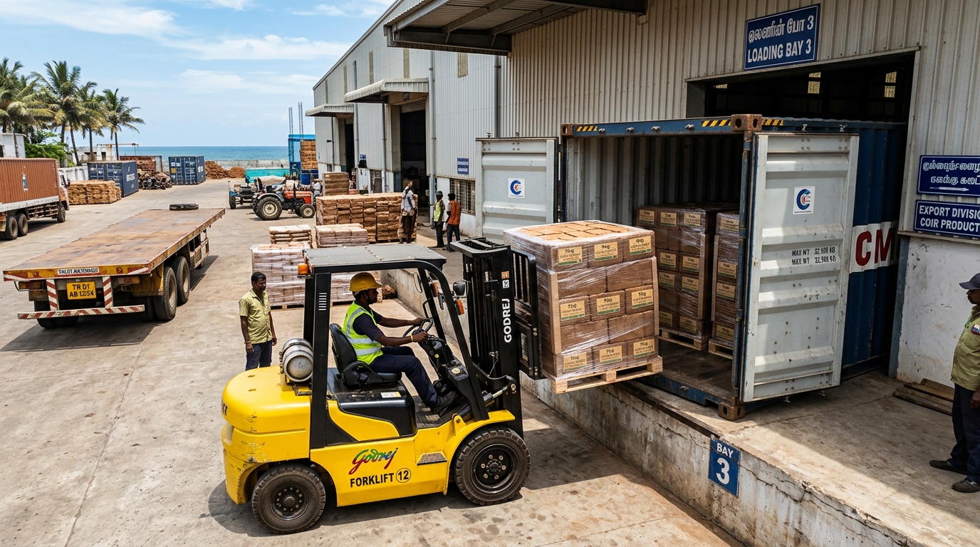 Container Stuffing at Factory