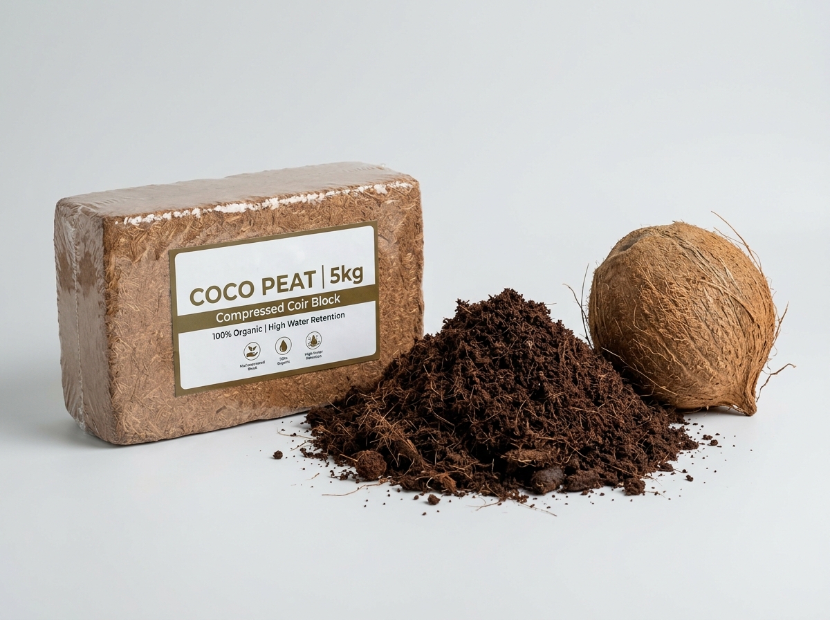 5KG Cocopeat Compressed Blocks